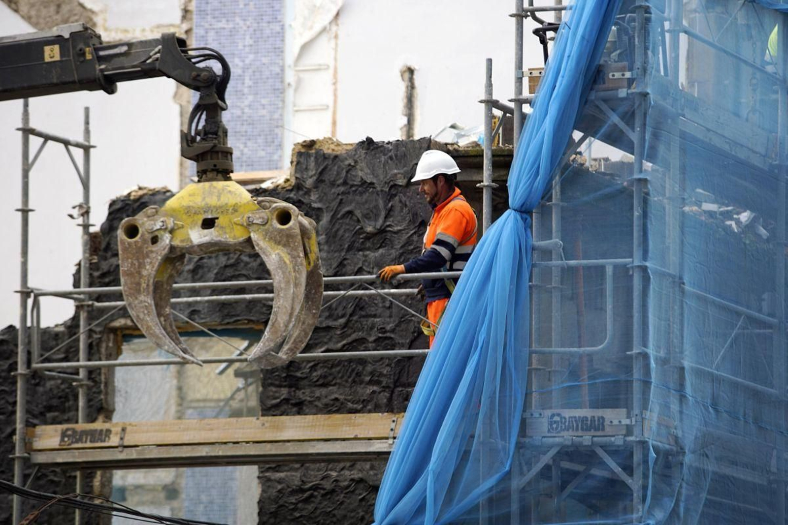 La ocupación en el sector de la construcción crece en Vigo.