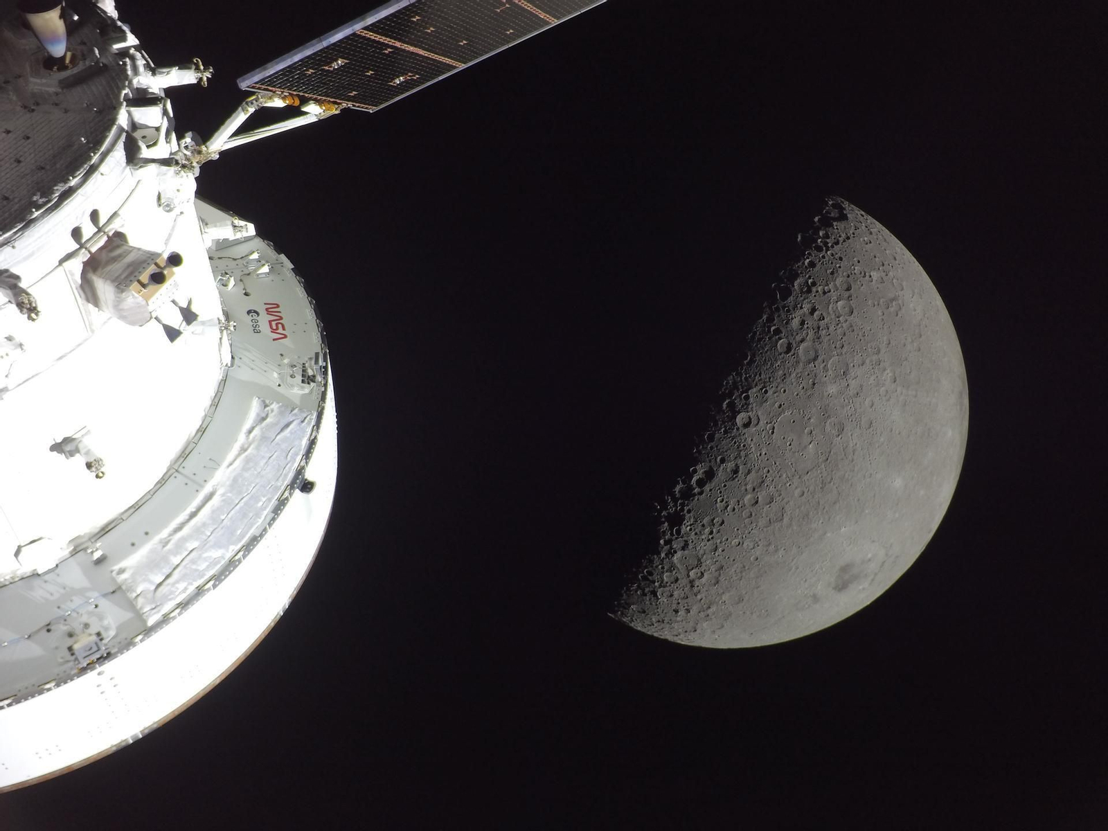 Nave espacial de la NASA en dirección a la Luna