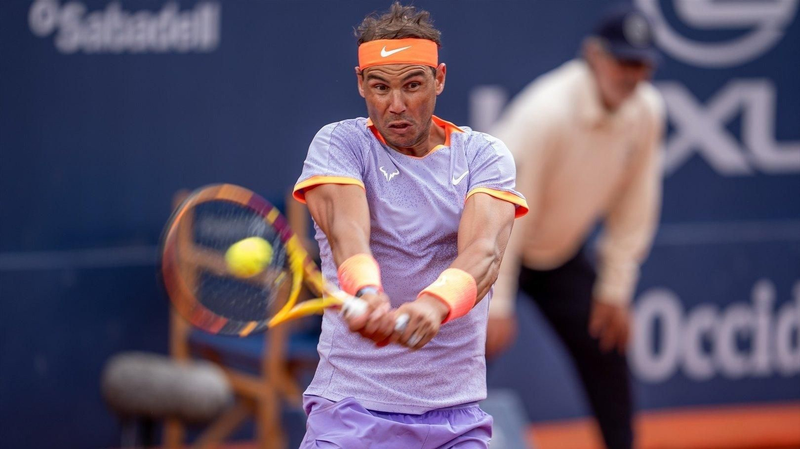 Rafa Nadal en Barcelona. // EP