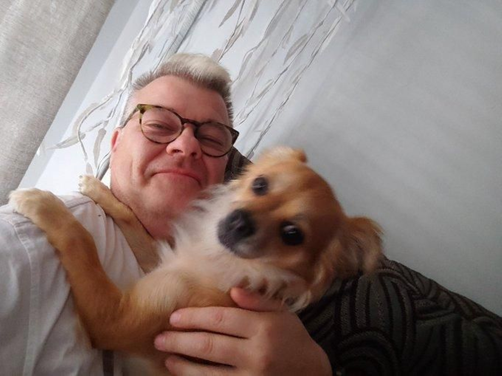 Nalah y su dueño Manu de Celanova