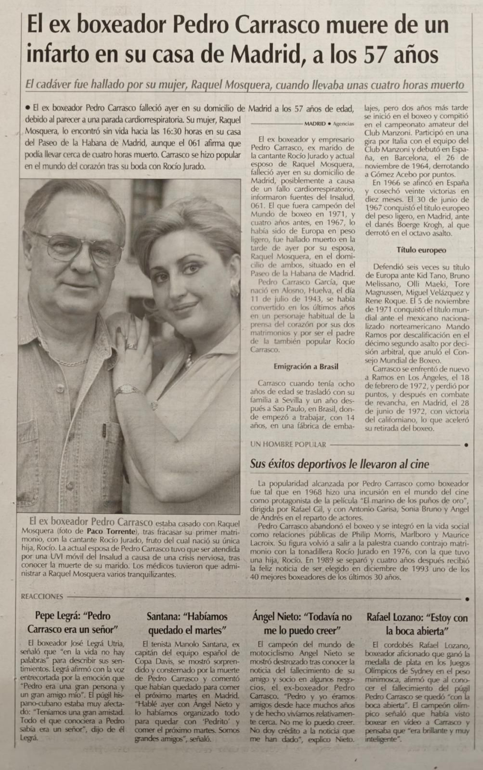 Un recorte de la época.