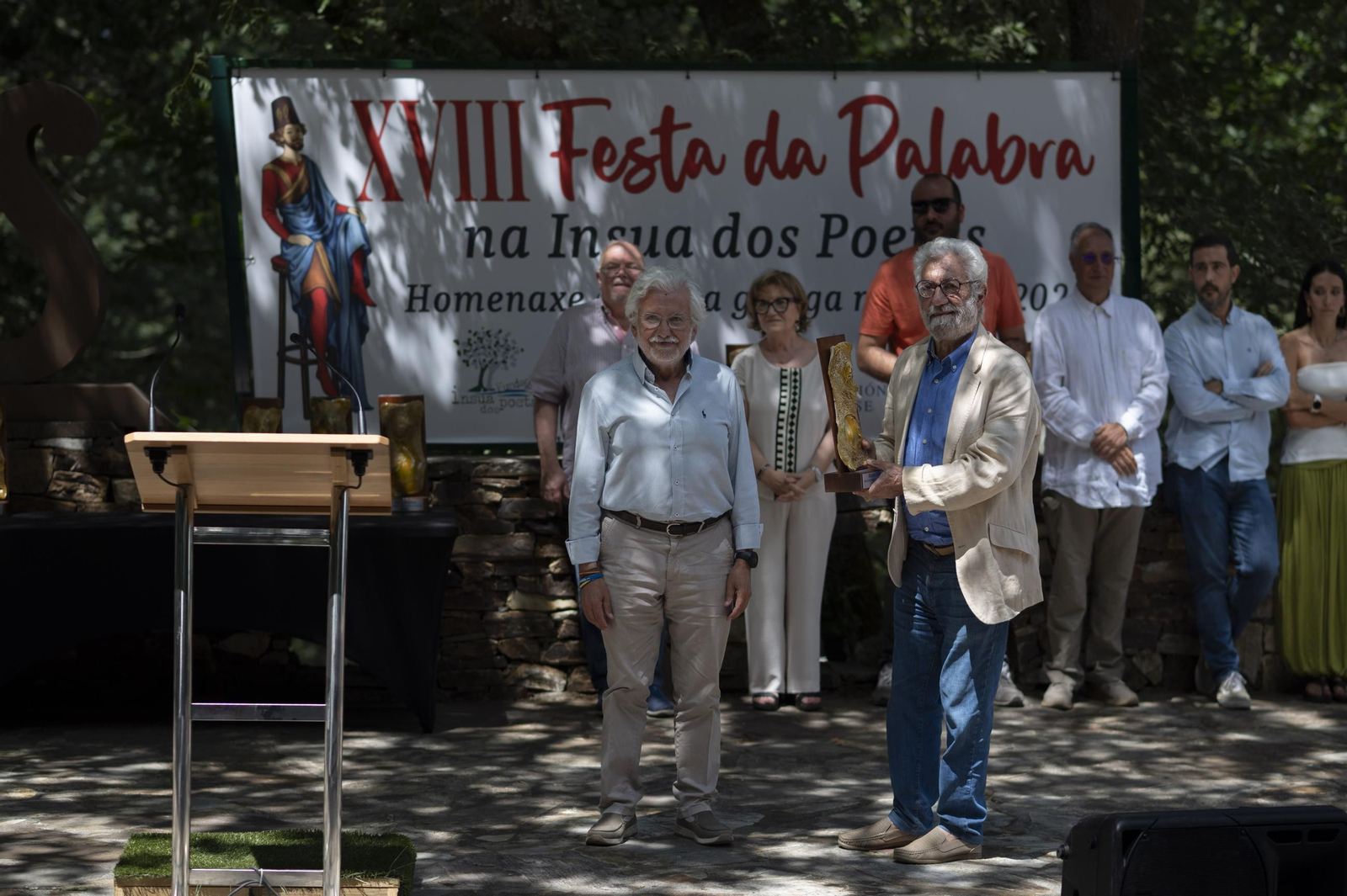 Galería | A Festa da Palabra recoñece a Arturo Lezcano pola súa traxectoria na Galicia exterior