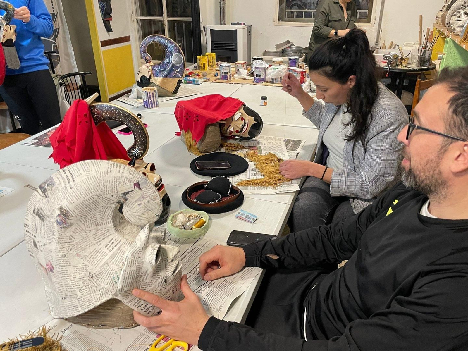 Taller de creación de las Pantallas de Xinzo