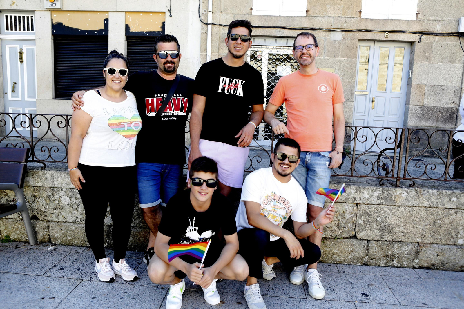 Elena, Óscar, José, Manuel, Fernando, Aron.