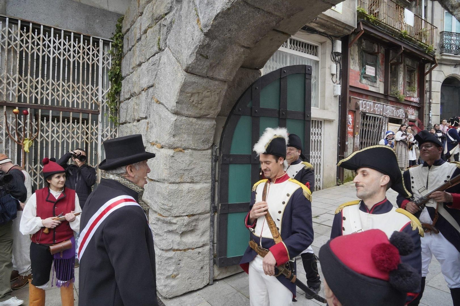 Representación de la Reconquista de Vigo 2024.