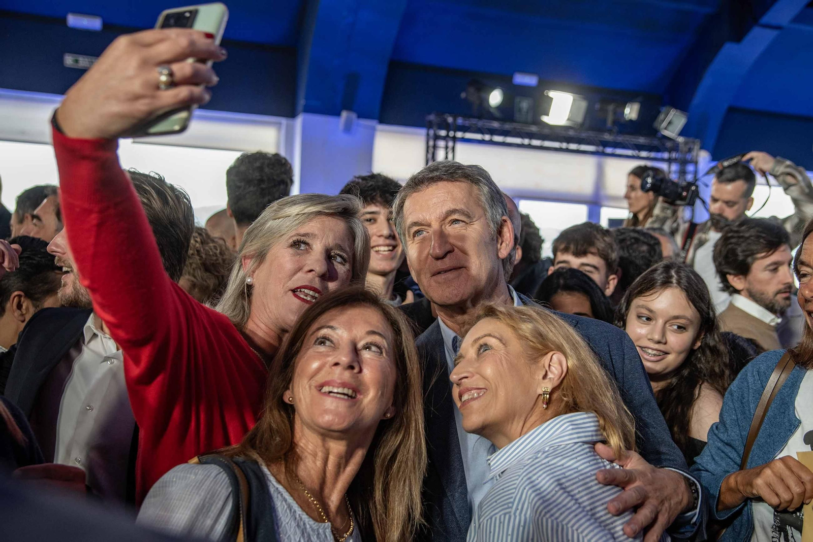 Galería | Feijóo hace parada en Vigo con la precampaña electoral del 29-N