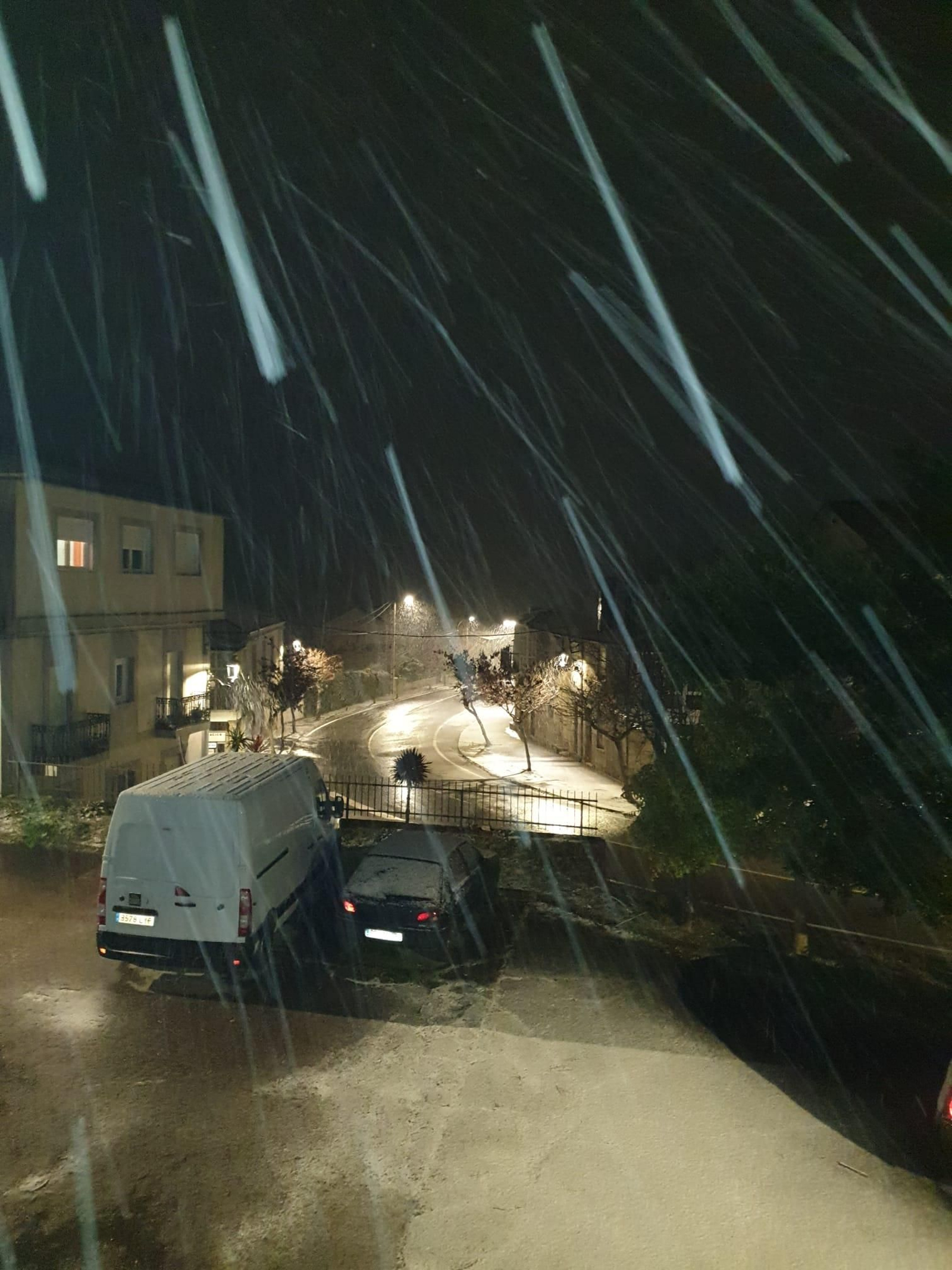 Nieve en la provincia de Ourense
