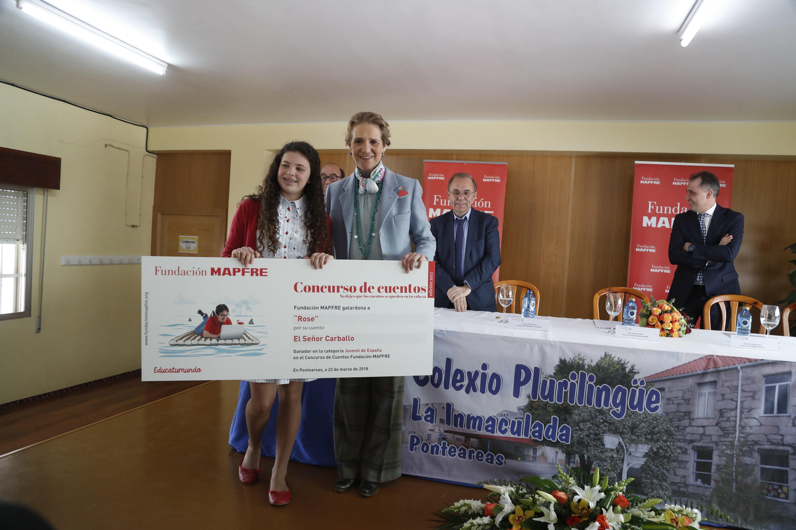 La infanta Elena, en Ponteareas // JV Landín