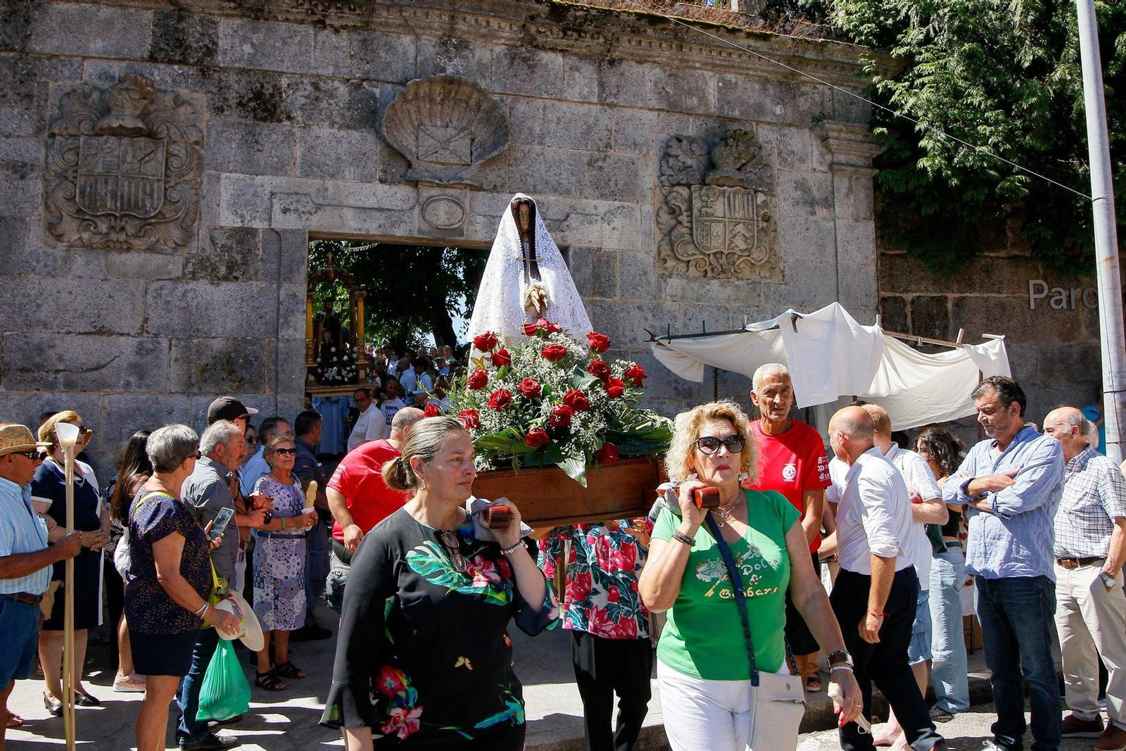 Procesión en la romería de San Roque.