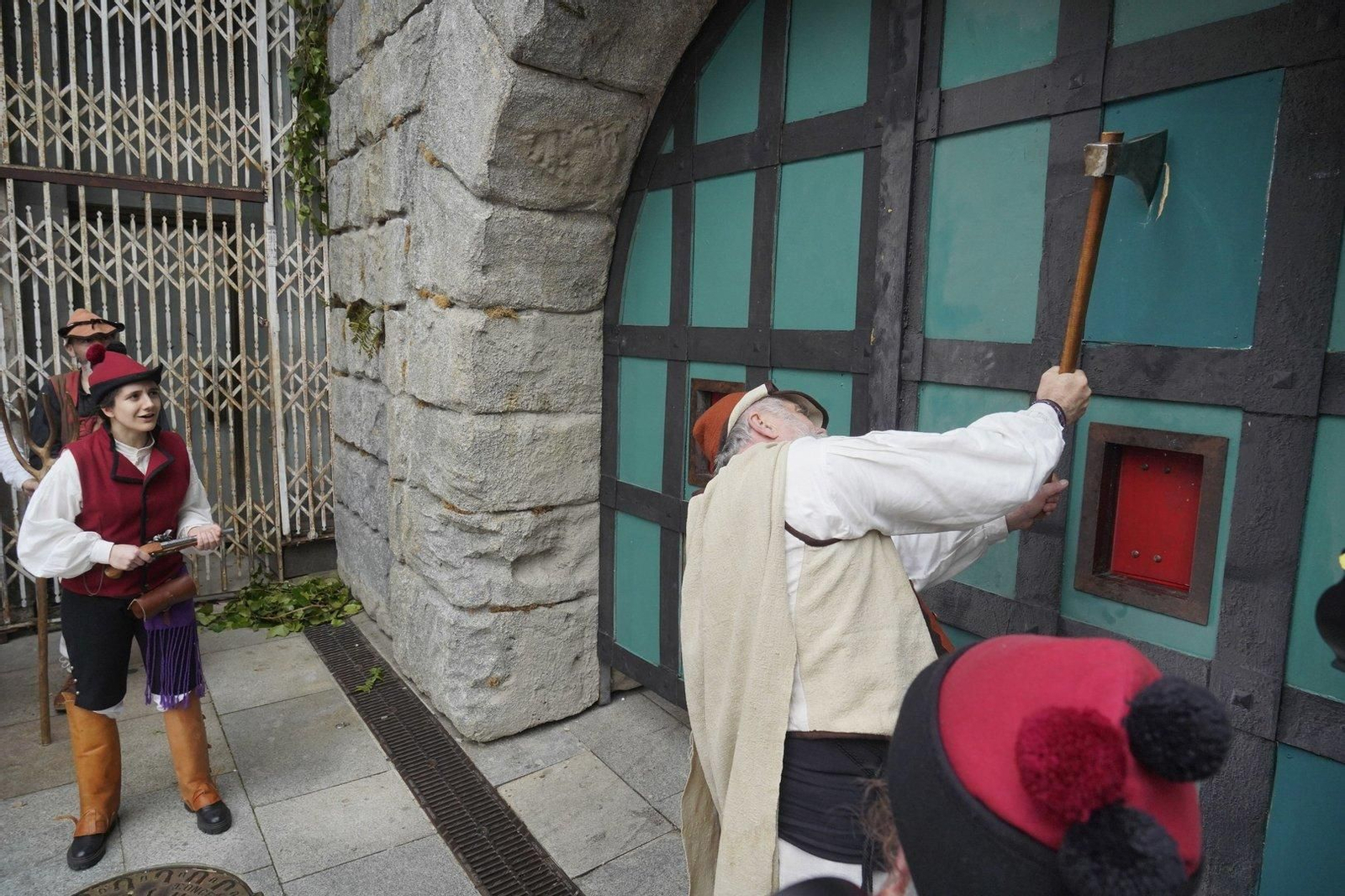 Representación de la Reconquista de Vigo 2024.