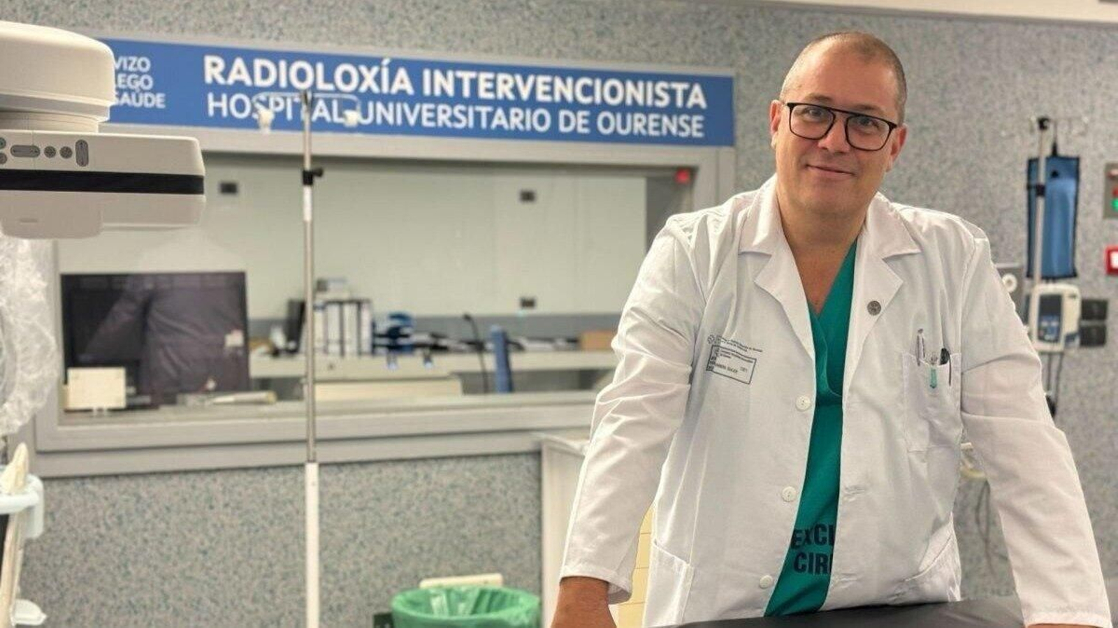 Manuel Fernández Carrera, jefe del servicio de Radiodiagnóstico en el CHUO.