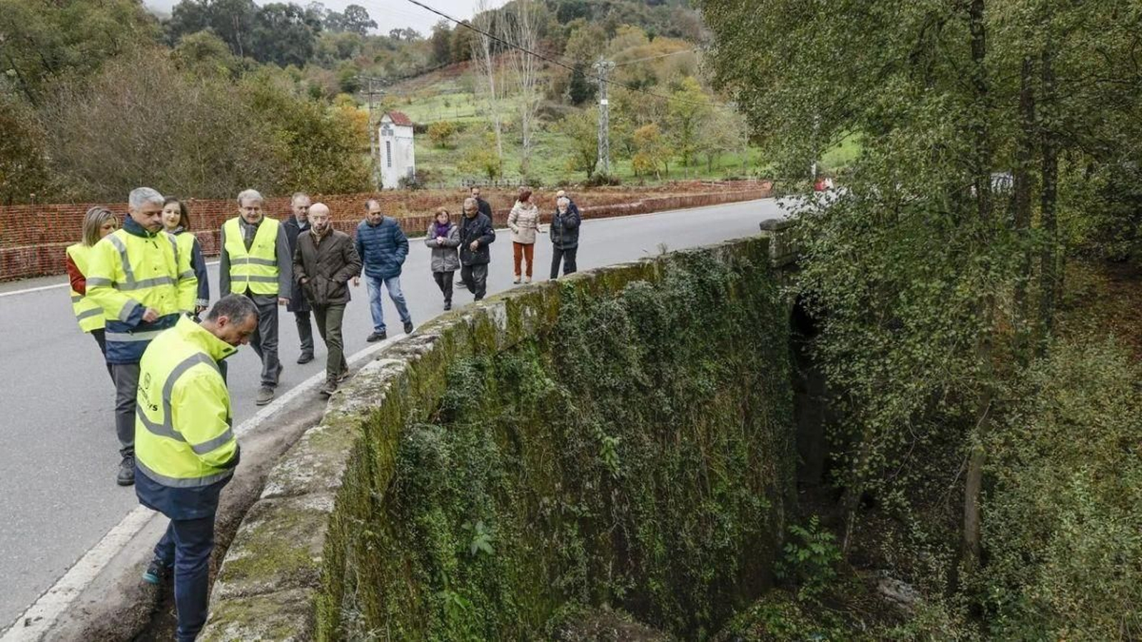 La pasarela en Cudeiro