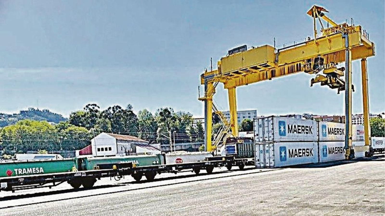 La terminal de mercancías de Guixar.