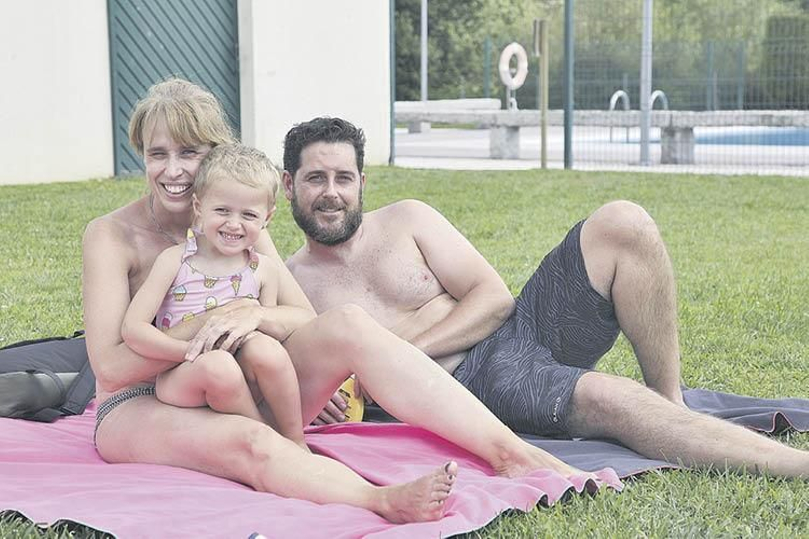 Luisa, José Luis y Teresa.