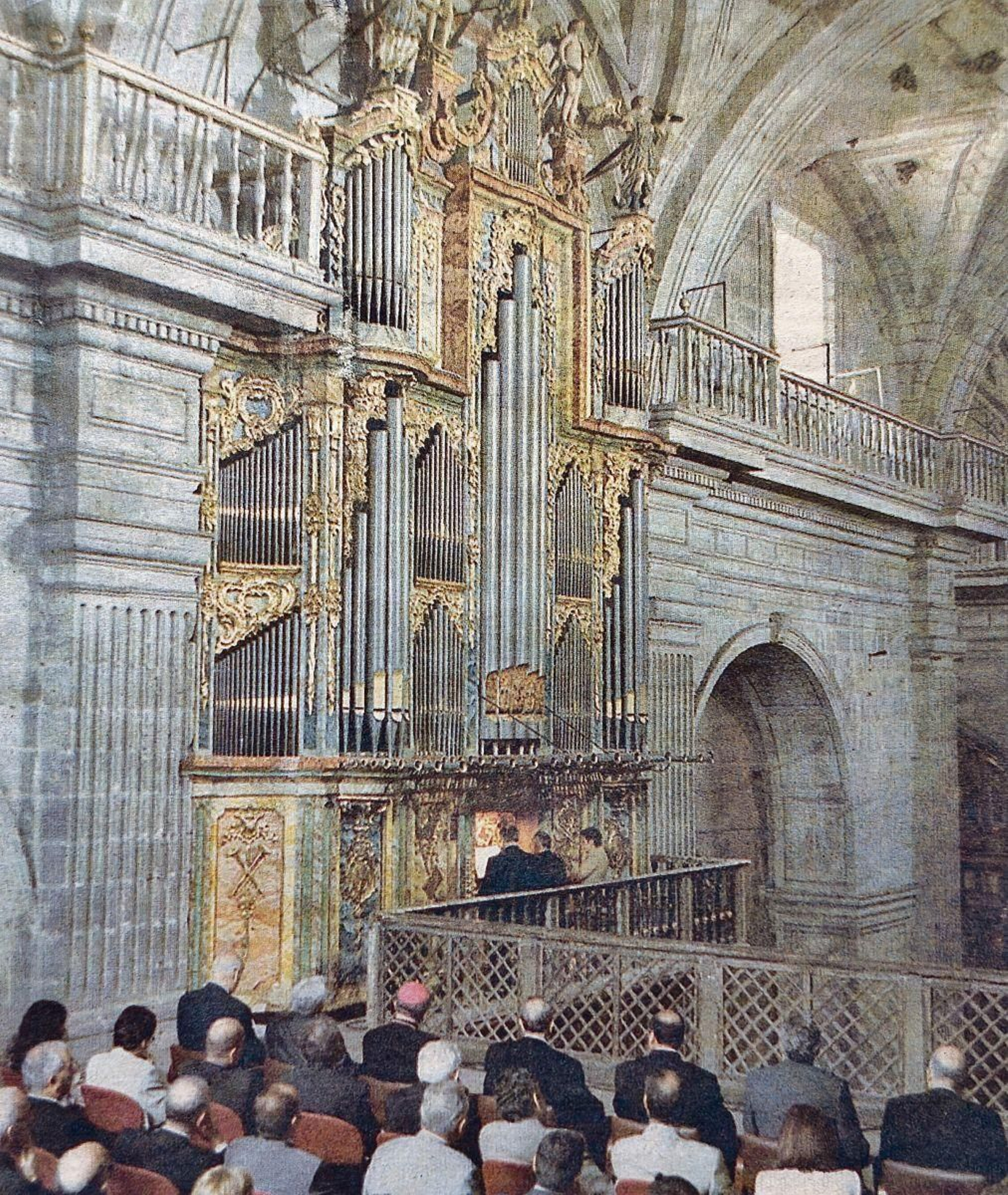 El órgano del Monasterio de Celanova.