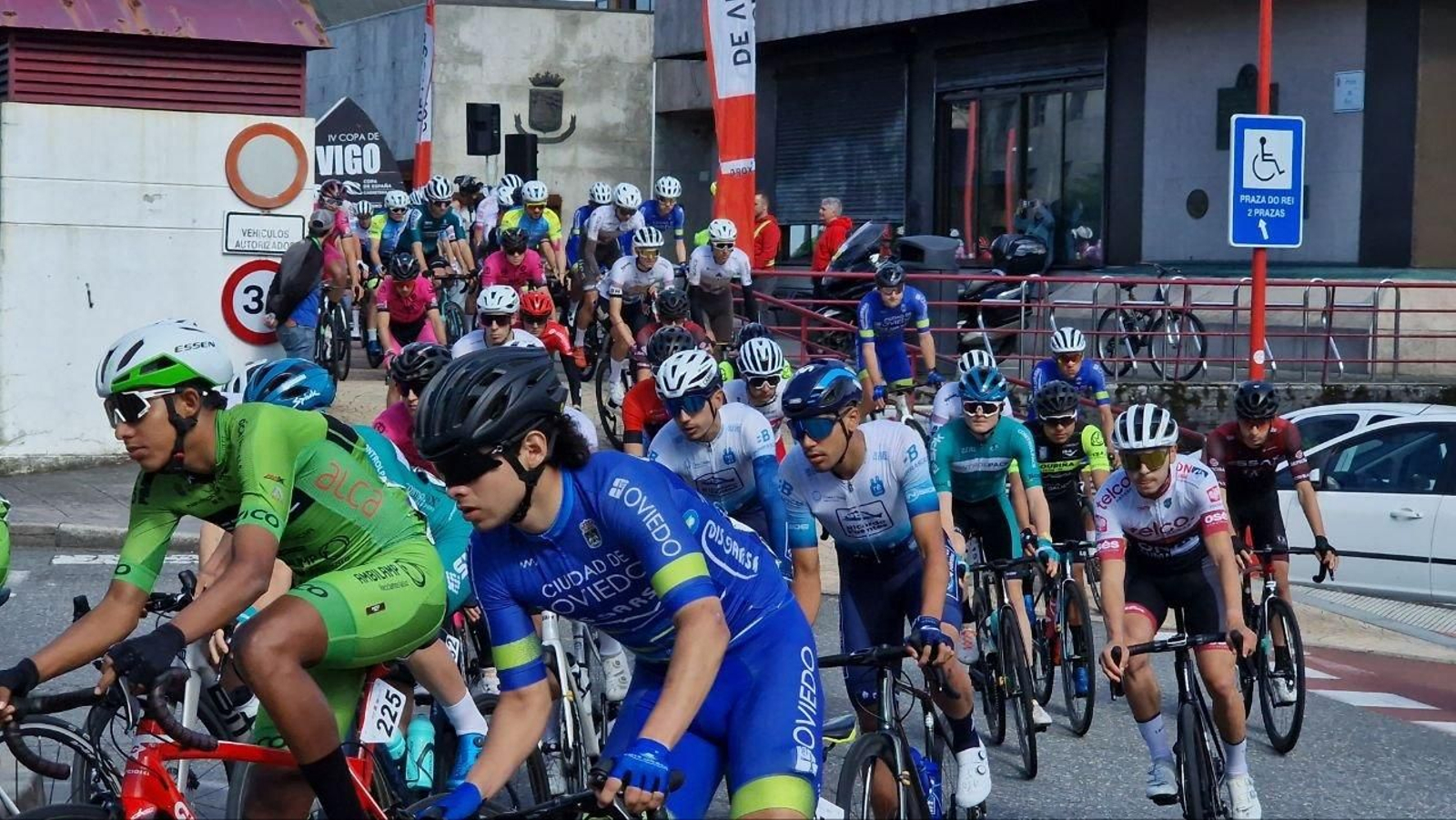 Copa de España de Ciclismo en Vigo.