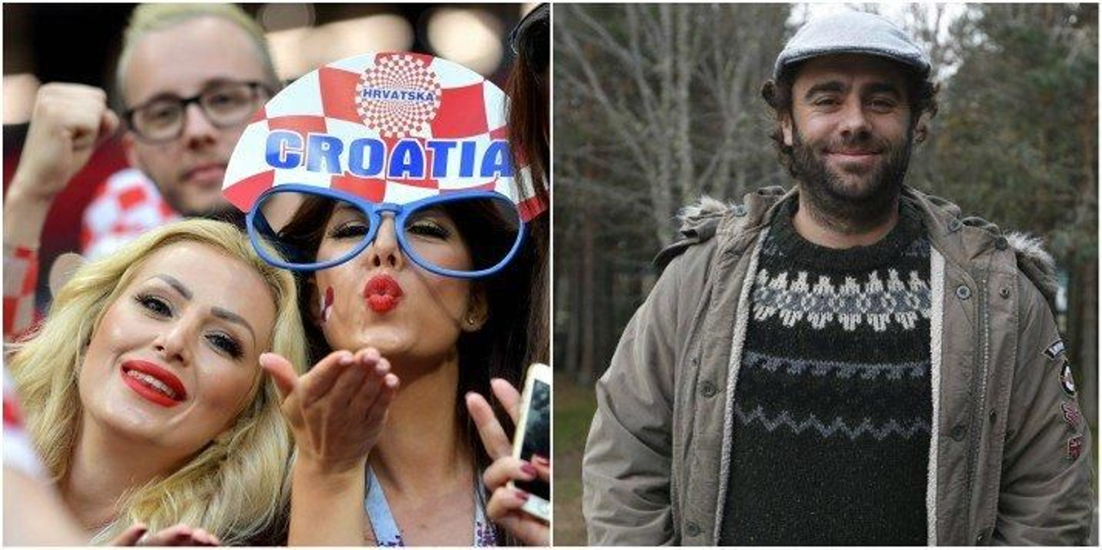 Aficionadas de Croacia y Davide Rodríguez.
