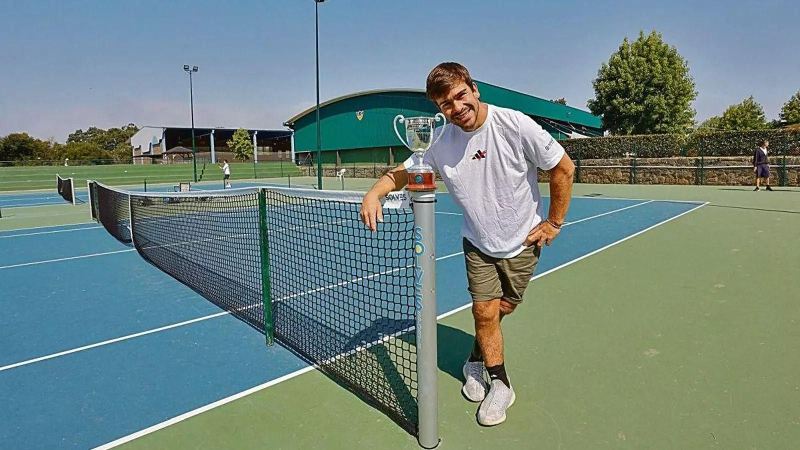 El tenista en silla vigués Martín de la Puente.