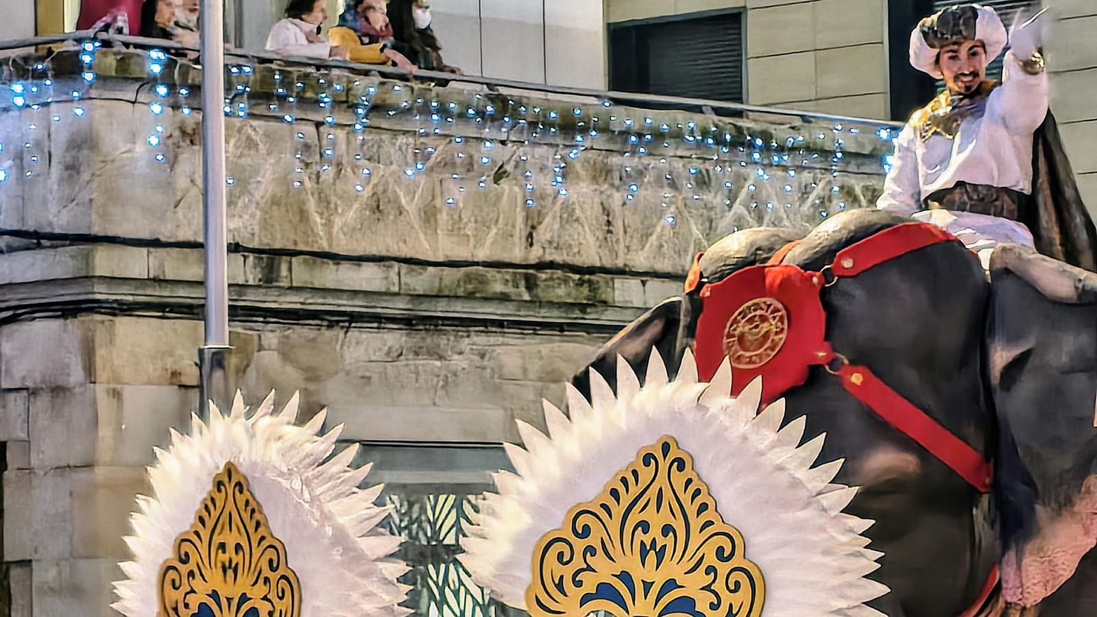 Uno de los miembros del séquito Real.