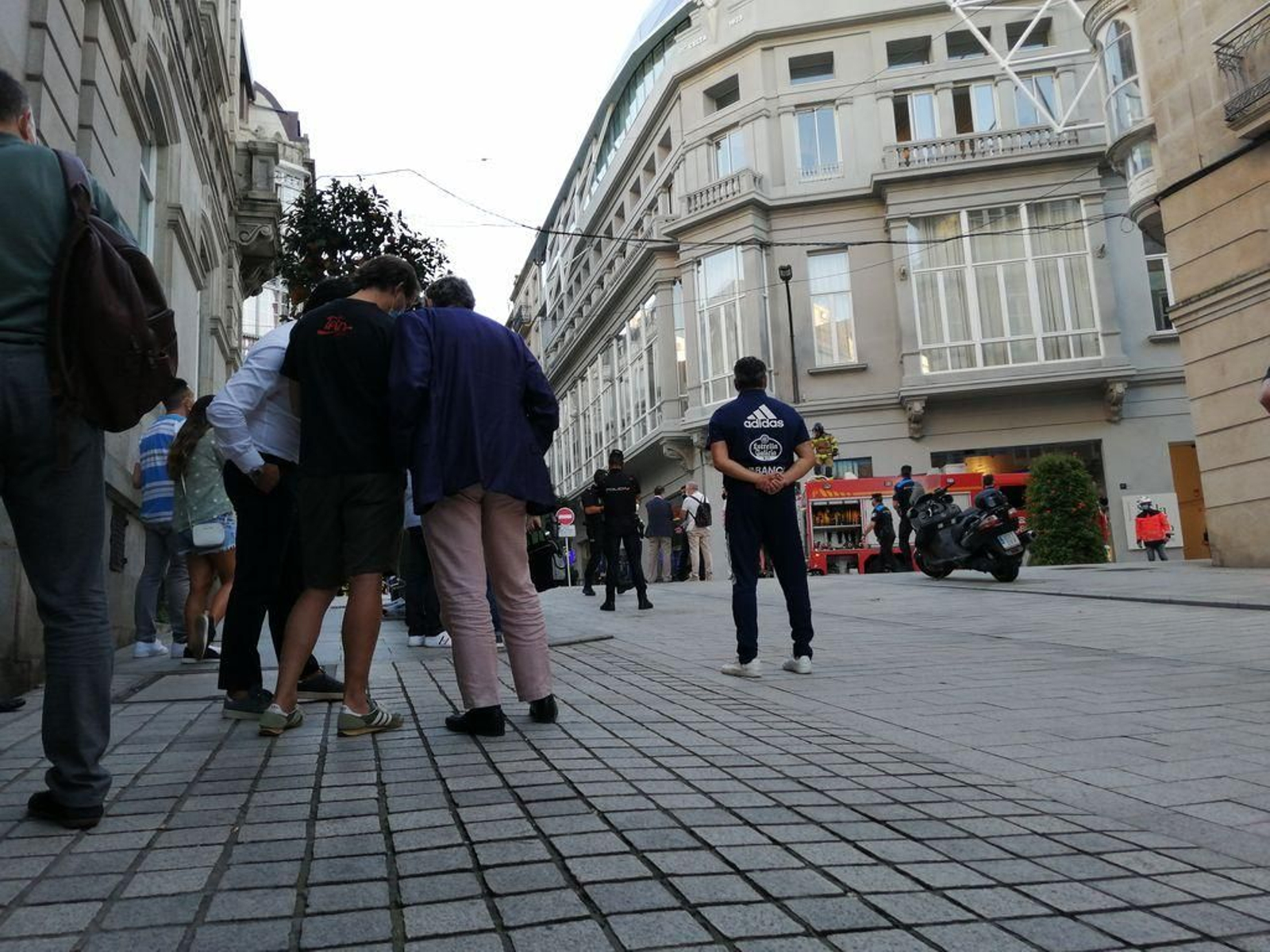 Un incendio se desata en la sede del Celta 80