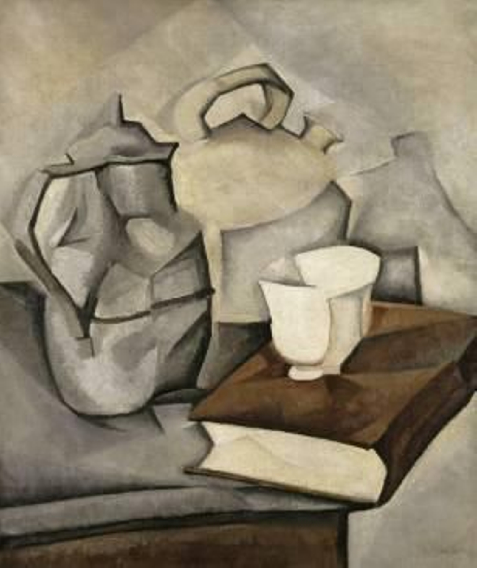 Imagen cedida por el Museo Paul Valéry del cuadro 'El libro', de Juan Gris. Foto: EFE