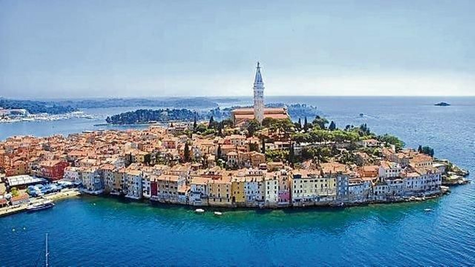 La pintoriesca ciudad de Rovinj.