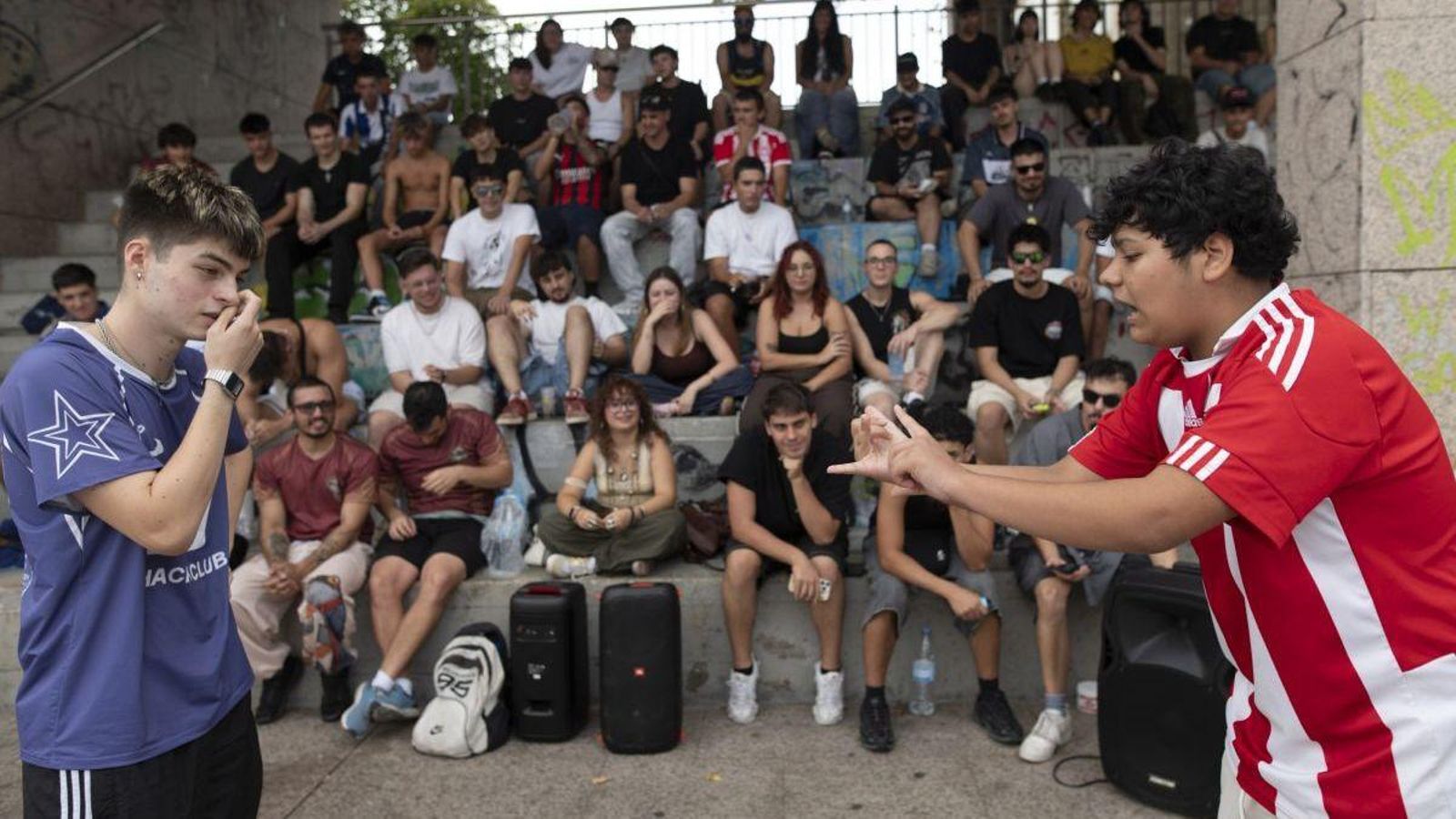 Exhibición de batallas de rap.