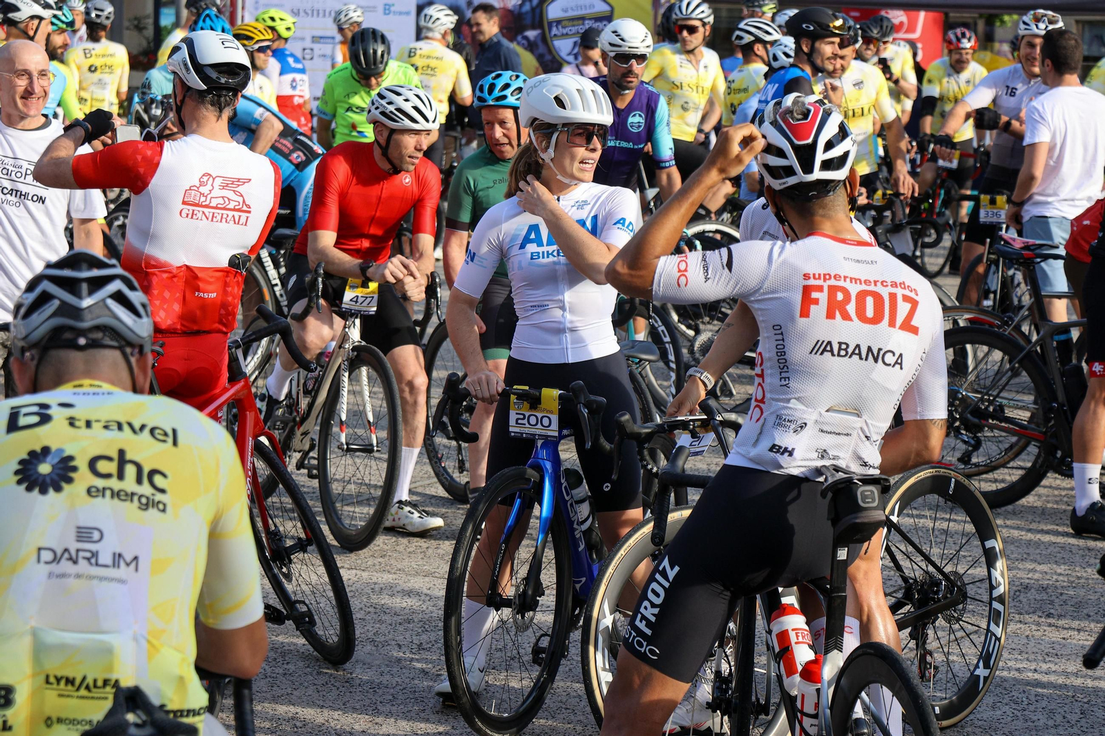 Galería | La marcha Álvaro Pino reunió a más de 500 ciclistas en Ponteareas