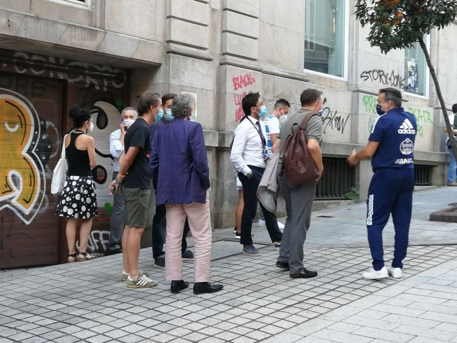 Un incendio se desata en la sede del Celta 89