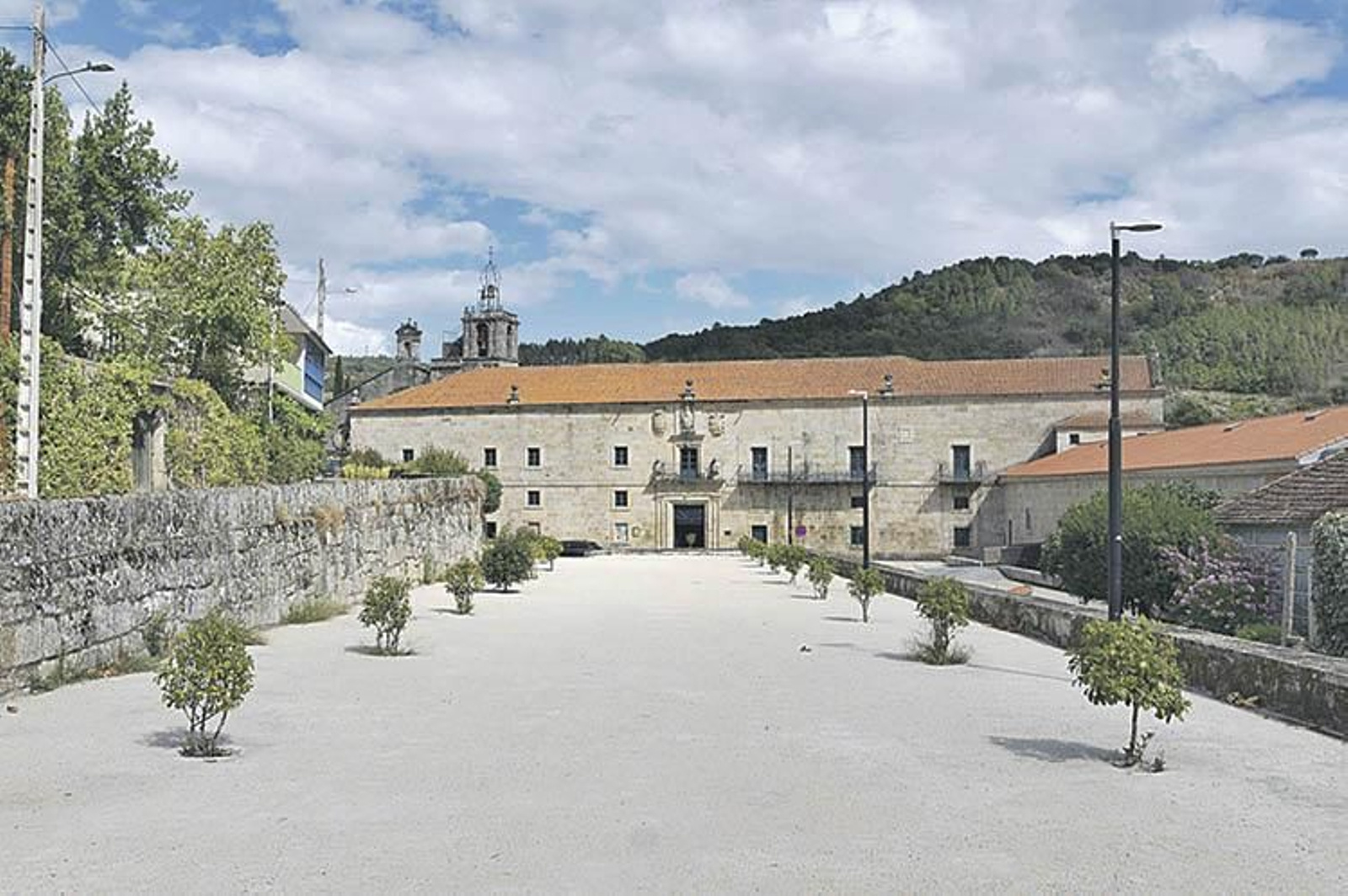 El Hotel Monumento San Clodio, en el municipio de Leiro. MARTIÑO PINAL
