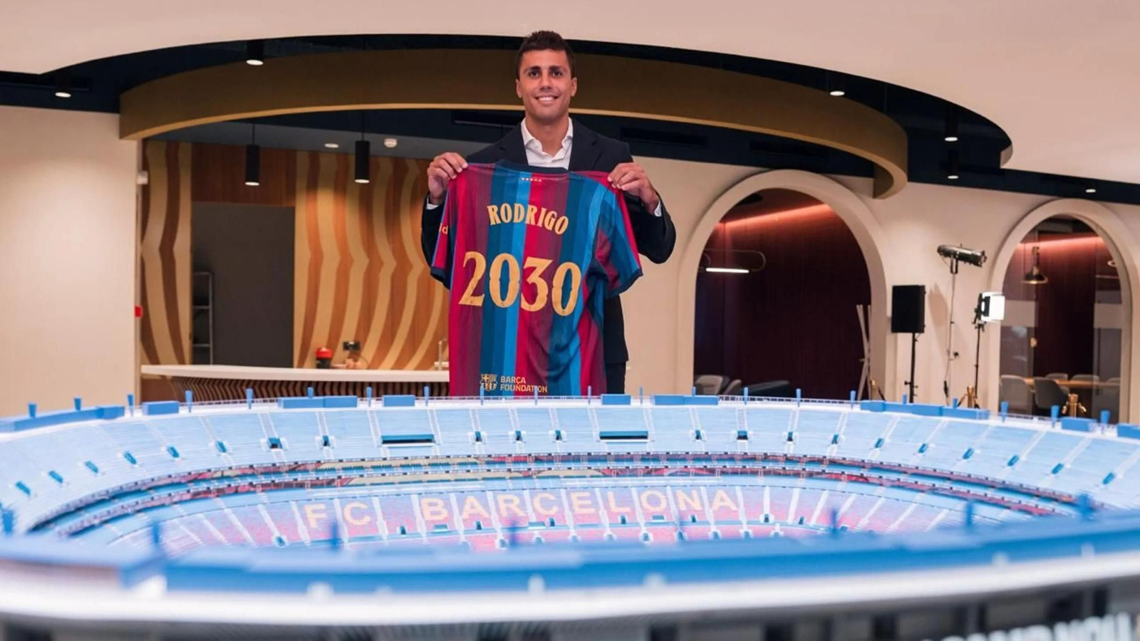 Rodri, flamante fichaje del Barça.