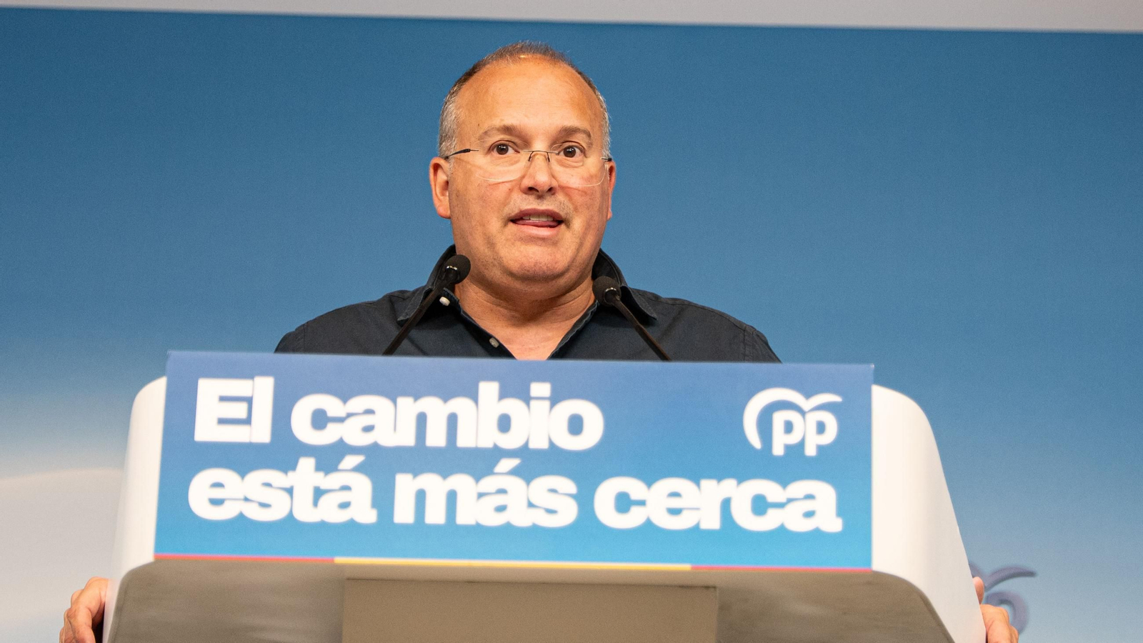 El secretario general del Partido Popular, Miguel Tellado, ofrece una rueda de prensa tras una reunión de los consejeros de Medio Ambiente de las CCAA gobernadas por el PP, en la sede nacional del Partido Popular, a 30 de julio de 2026, en Madrid