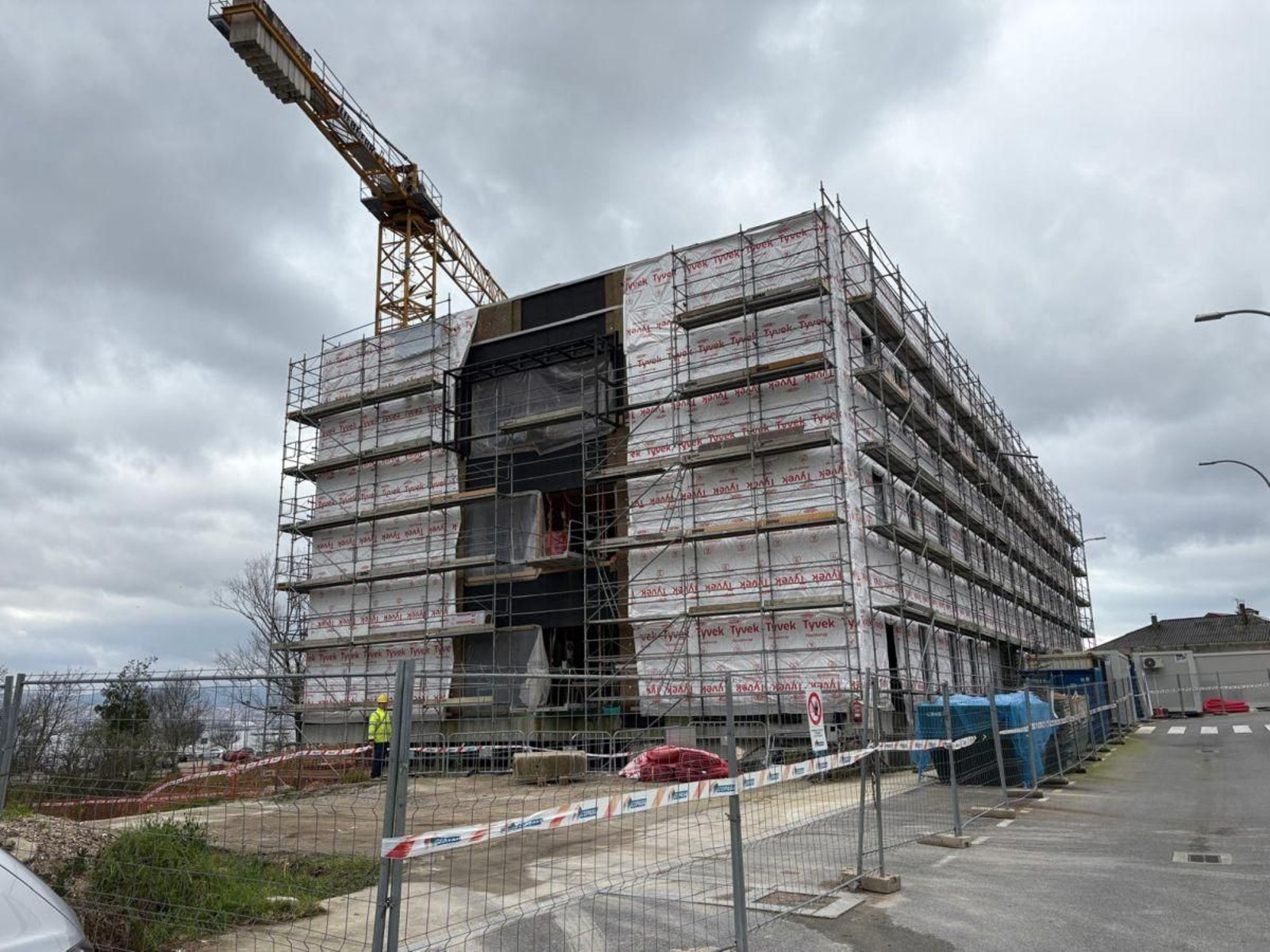 Edificio del nuevo centro de salud de Sisalde de Moaña.