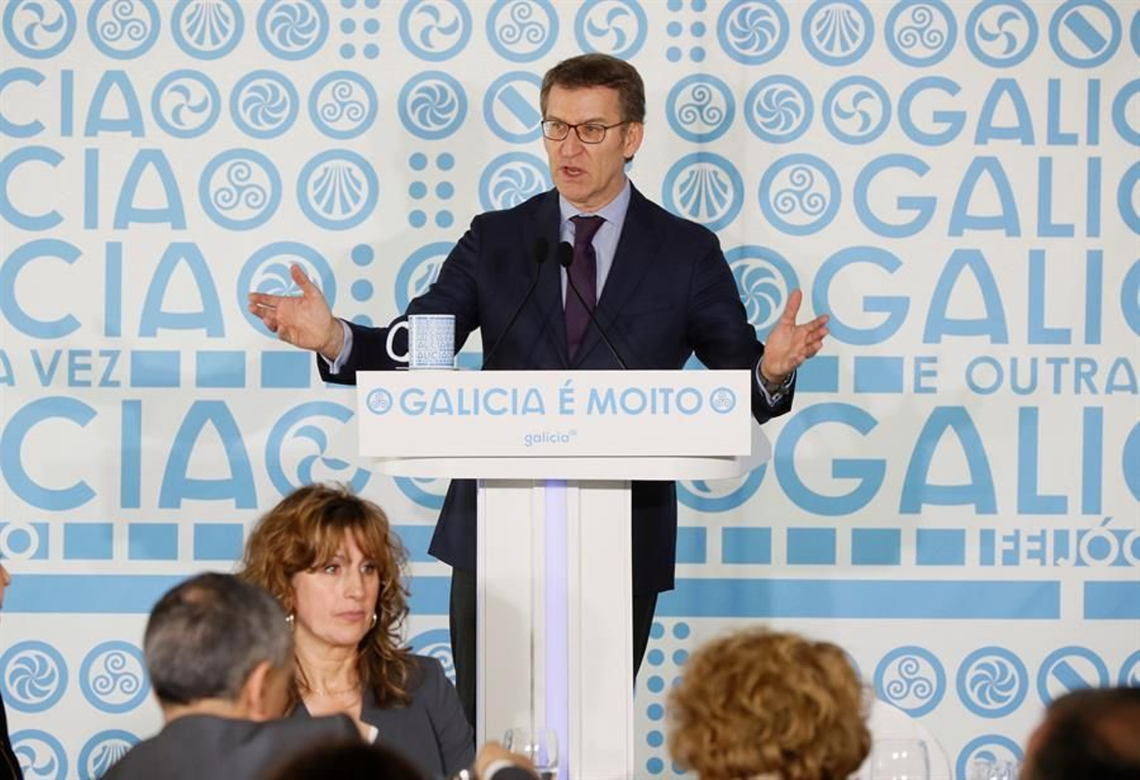 El presidente del PPdeG, Alberto Núñez Feijóo