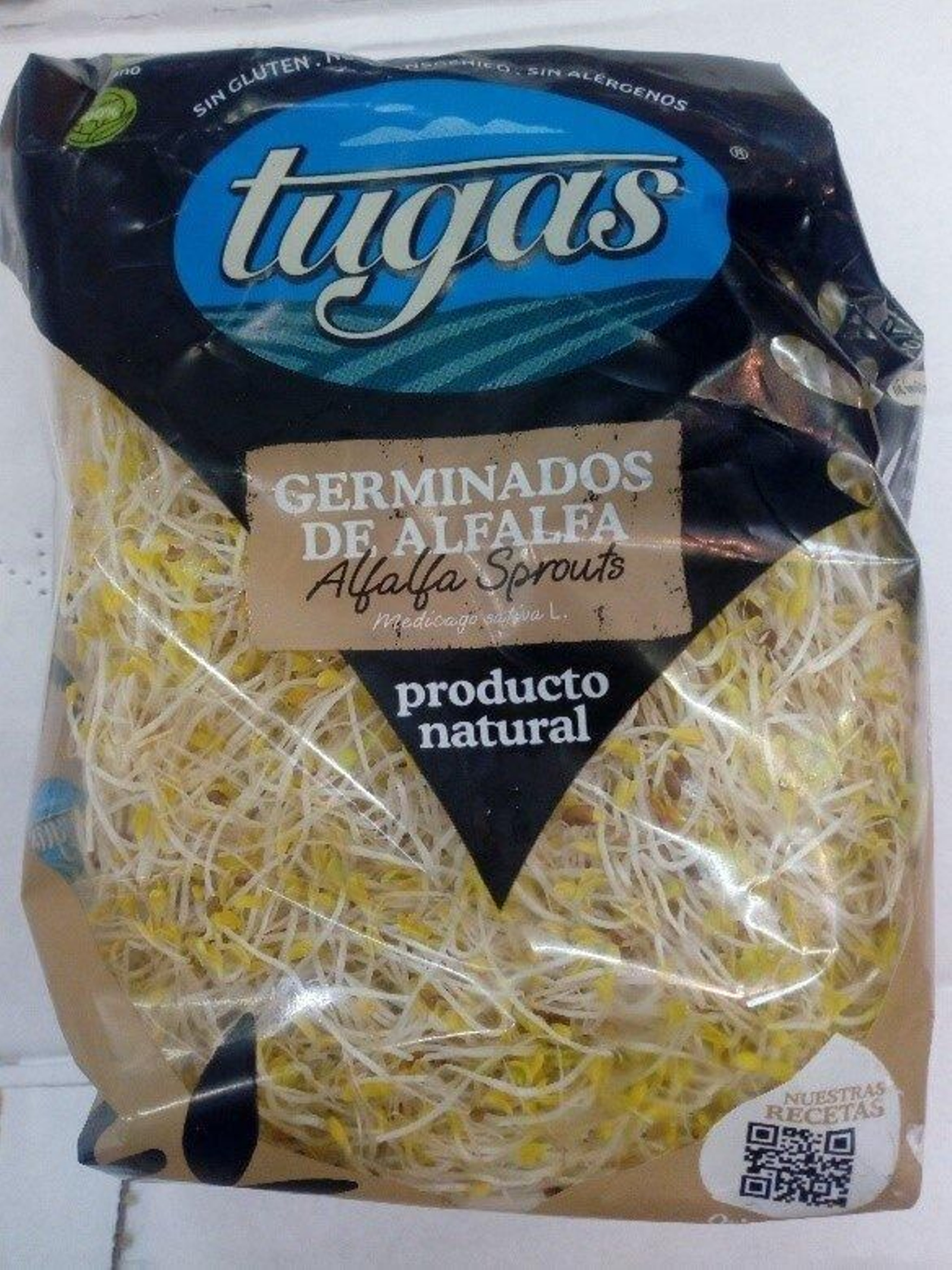 Brotes germinados de alfalfa contaminados con 'Salmonella'.