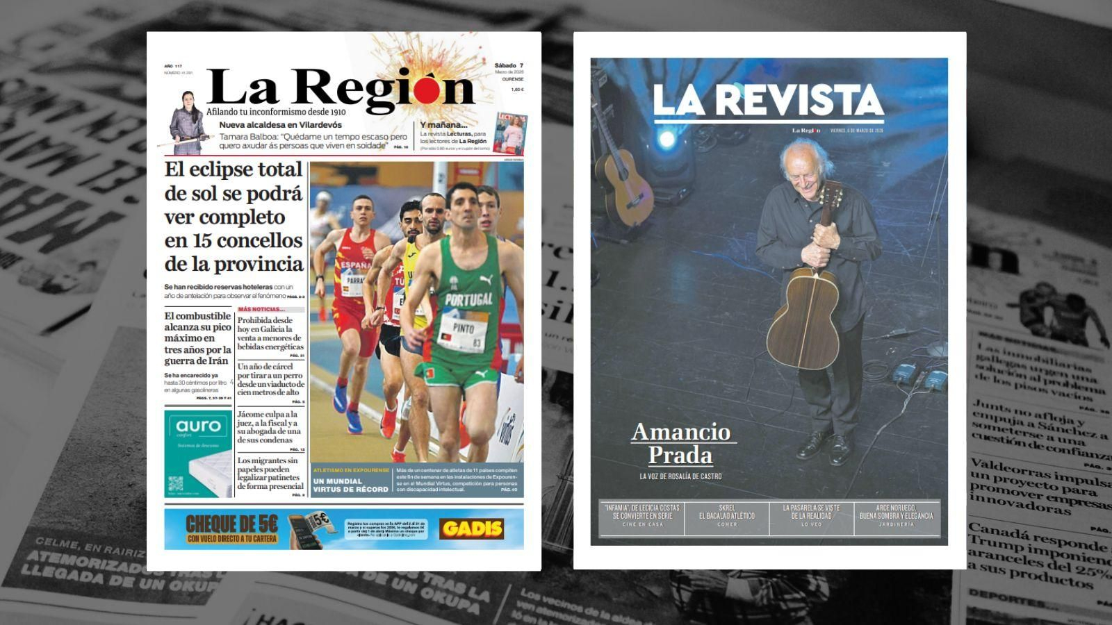 Los titulares de La Región de este sábado, 7 de marzo