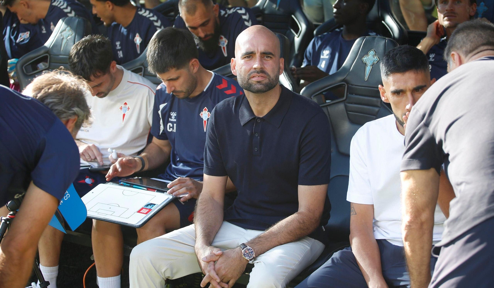 Galería | El partido entre Celta y Racing de Santander, en imágenes
