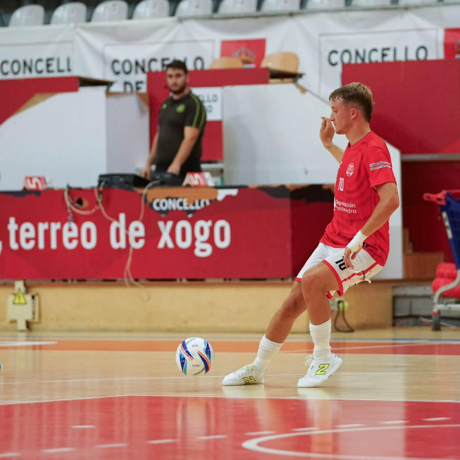 El conjunto coruxista jugó el sábado en el pabellón de As Travesas.