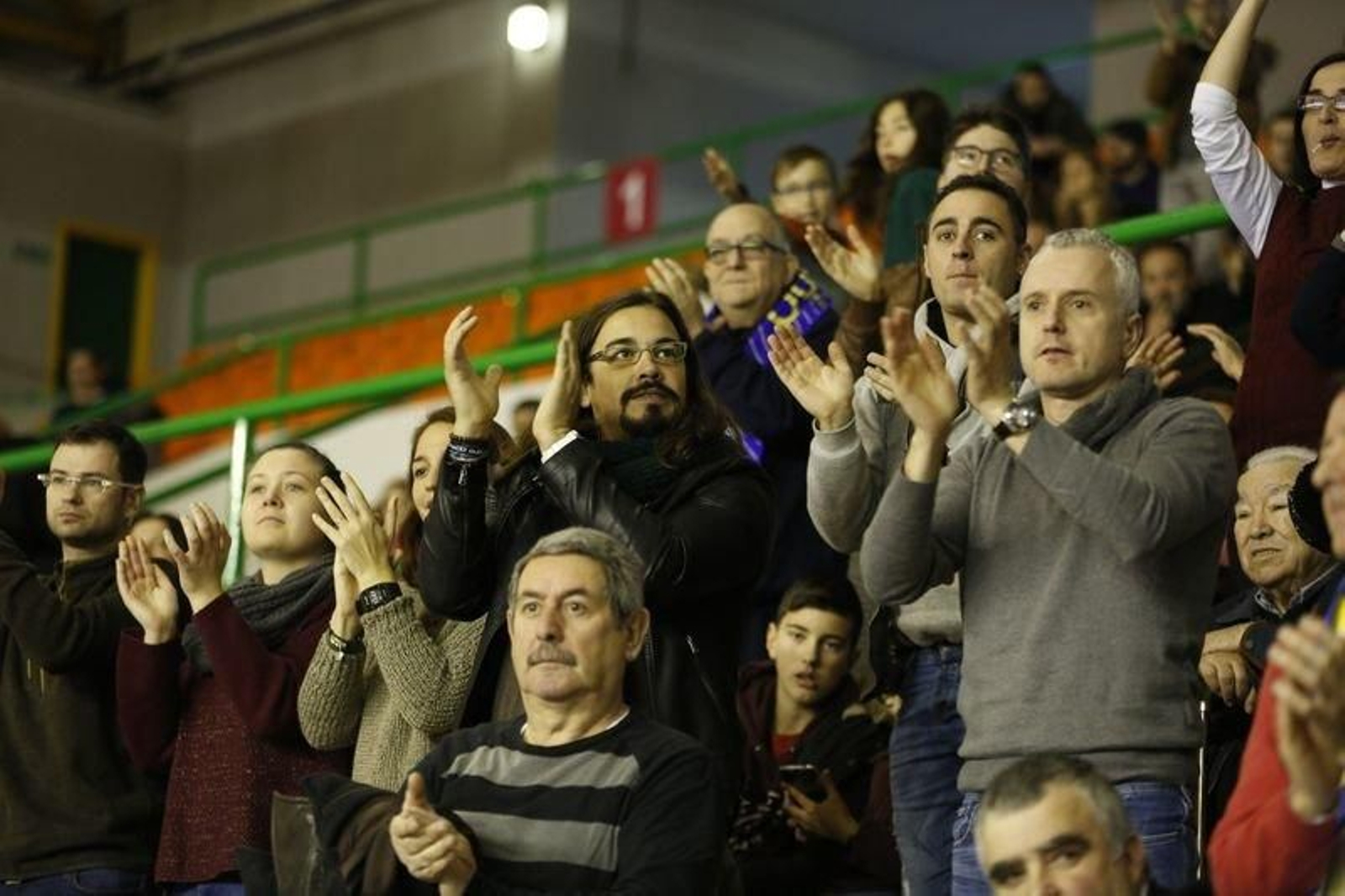 Ourense. 07/01/18. Partido de Leb Oro entre el Ourense Río y el Huesca.
Foto: Xesús Fariñas