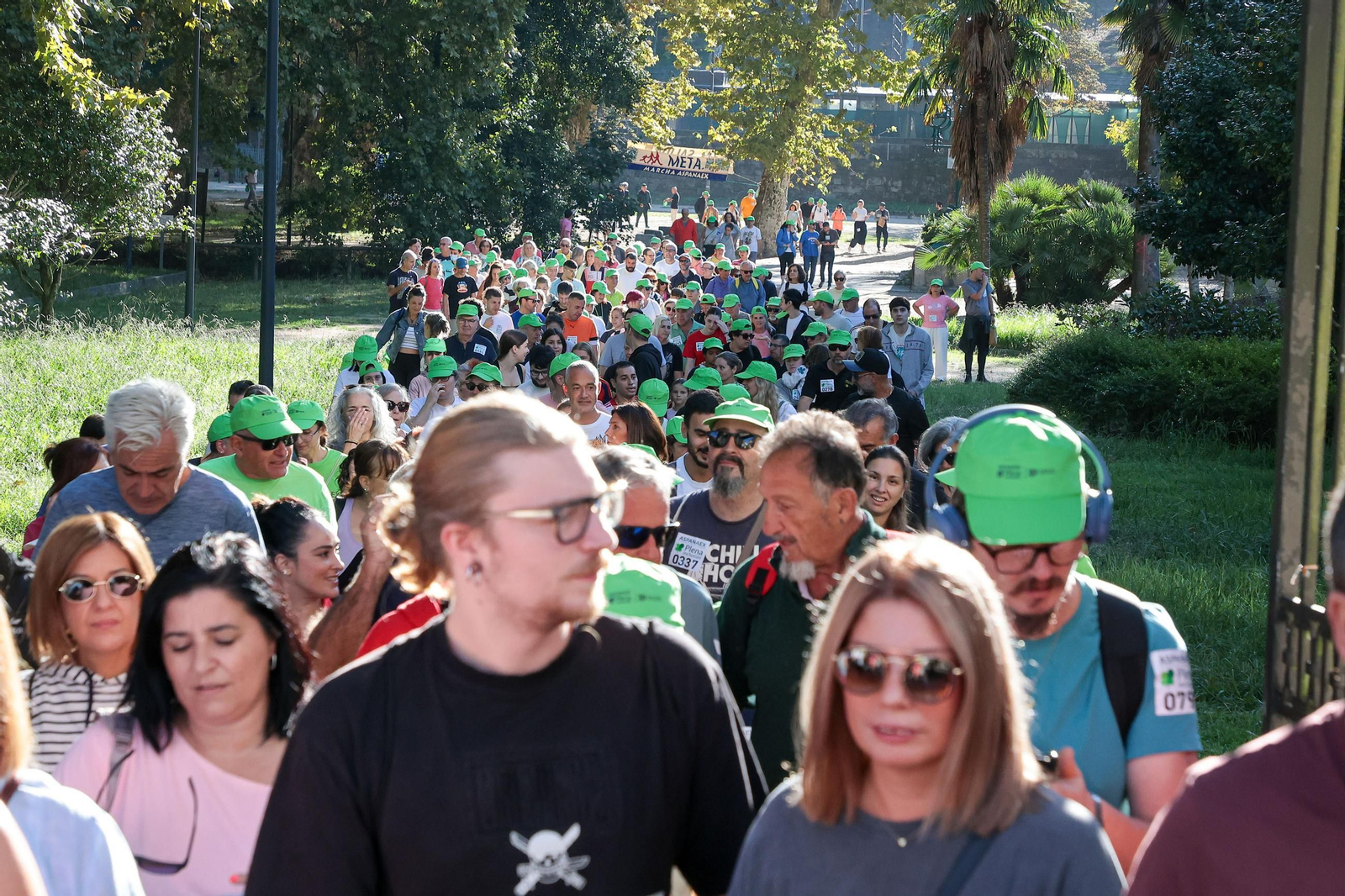Aspanaex ‘tiñó’ Castrelos de verde