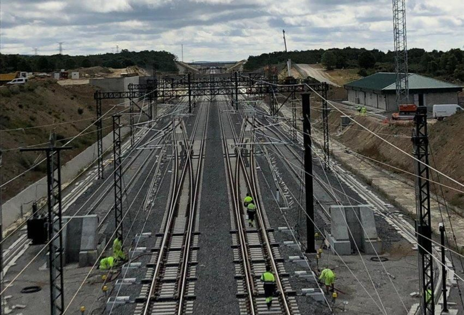 Estado de las obras de la estación del Ave en Sanabria