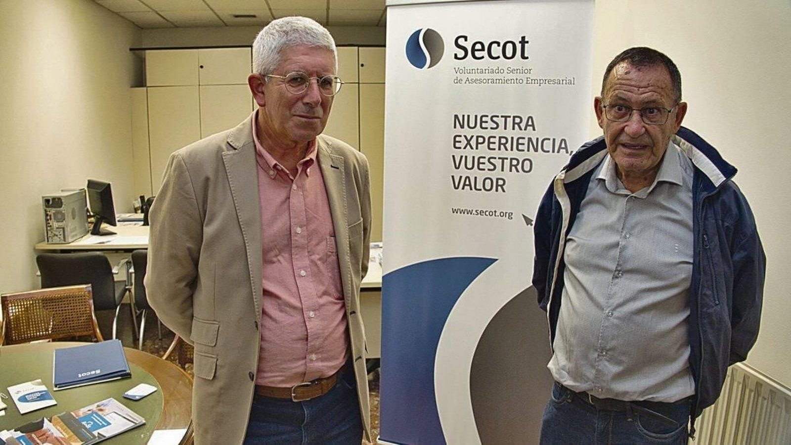 Ramón Santorio, ingeniero, preside Secot y José Luis Múgica, bancario, vicepresidente.