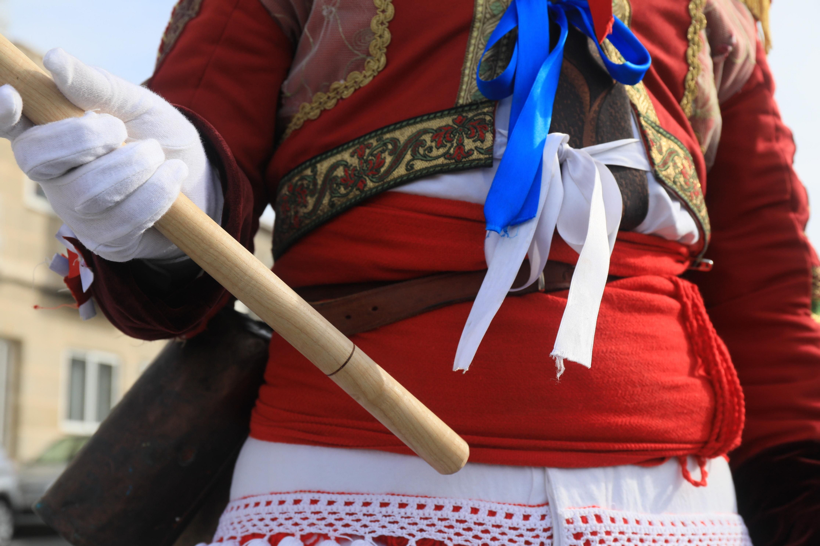 Desfile de entroido infantil en Cualedro. José Paz