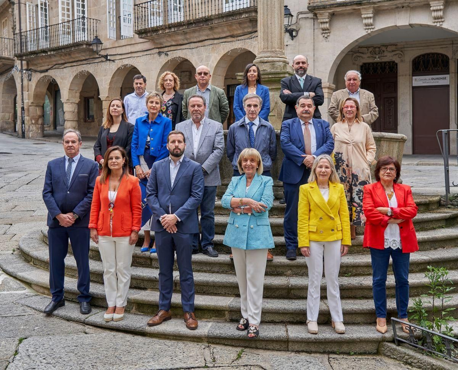 Foto de familia de la candidatura liderada por Nóvoa.