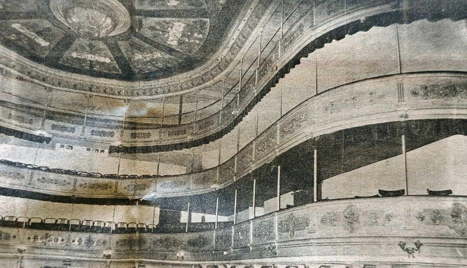 Interior del Teatro Principal.