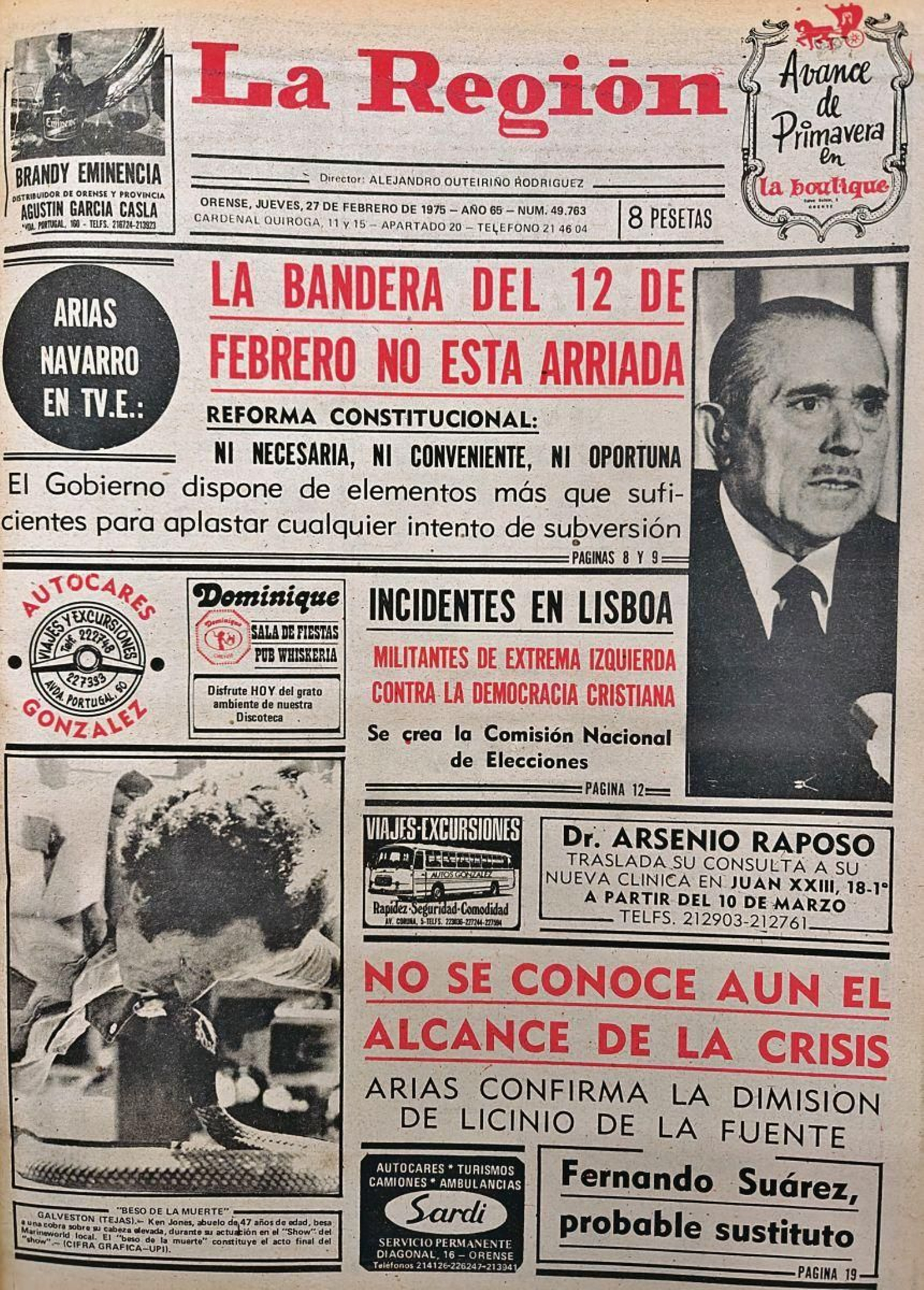 Primera página de 1975