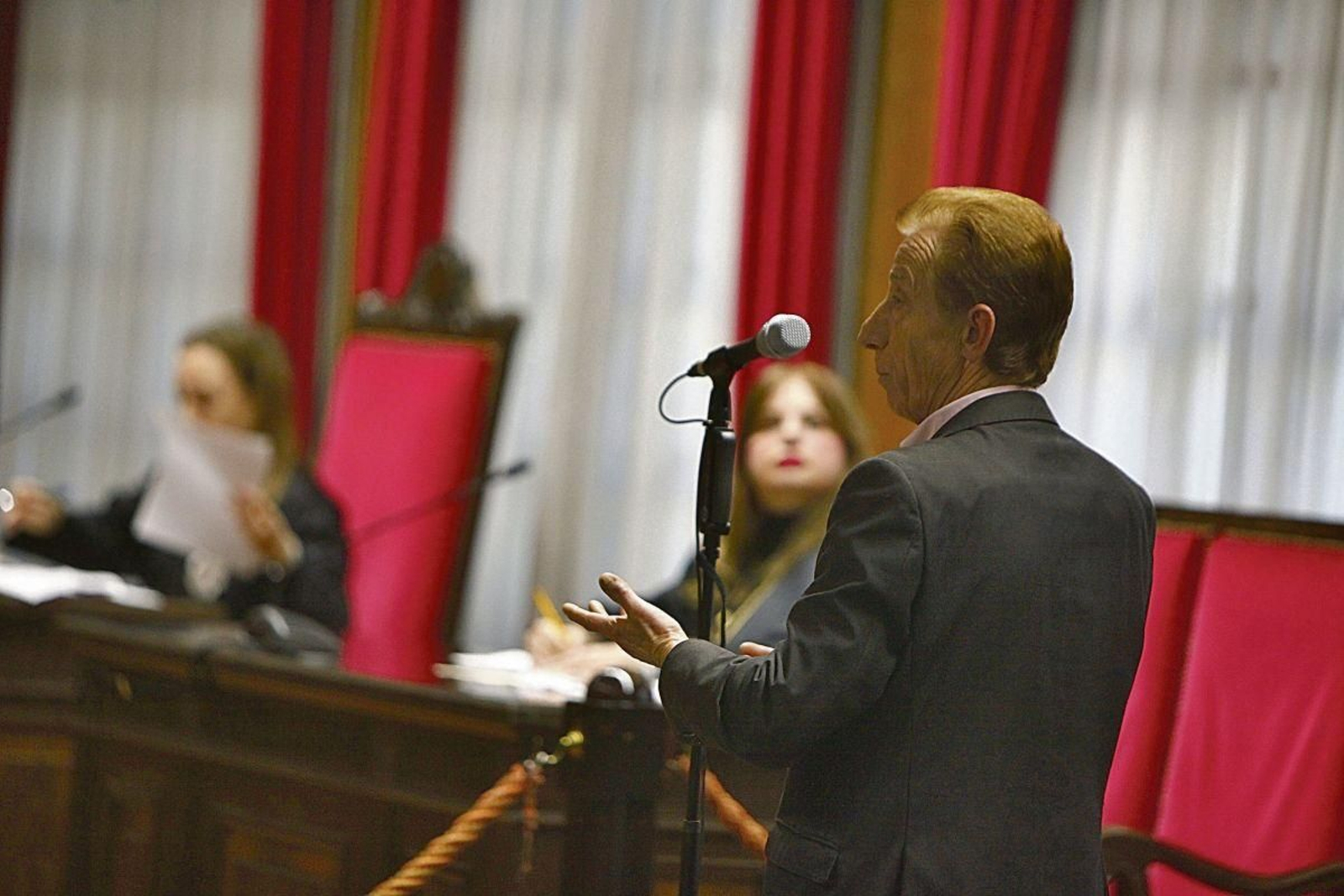 Manuel A.V. , durante el juicio celebrado el 14 de este mismo mes.