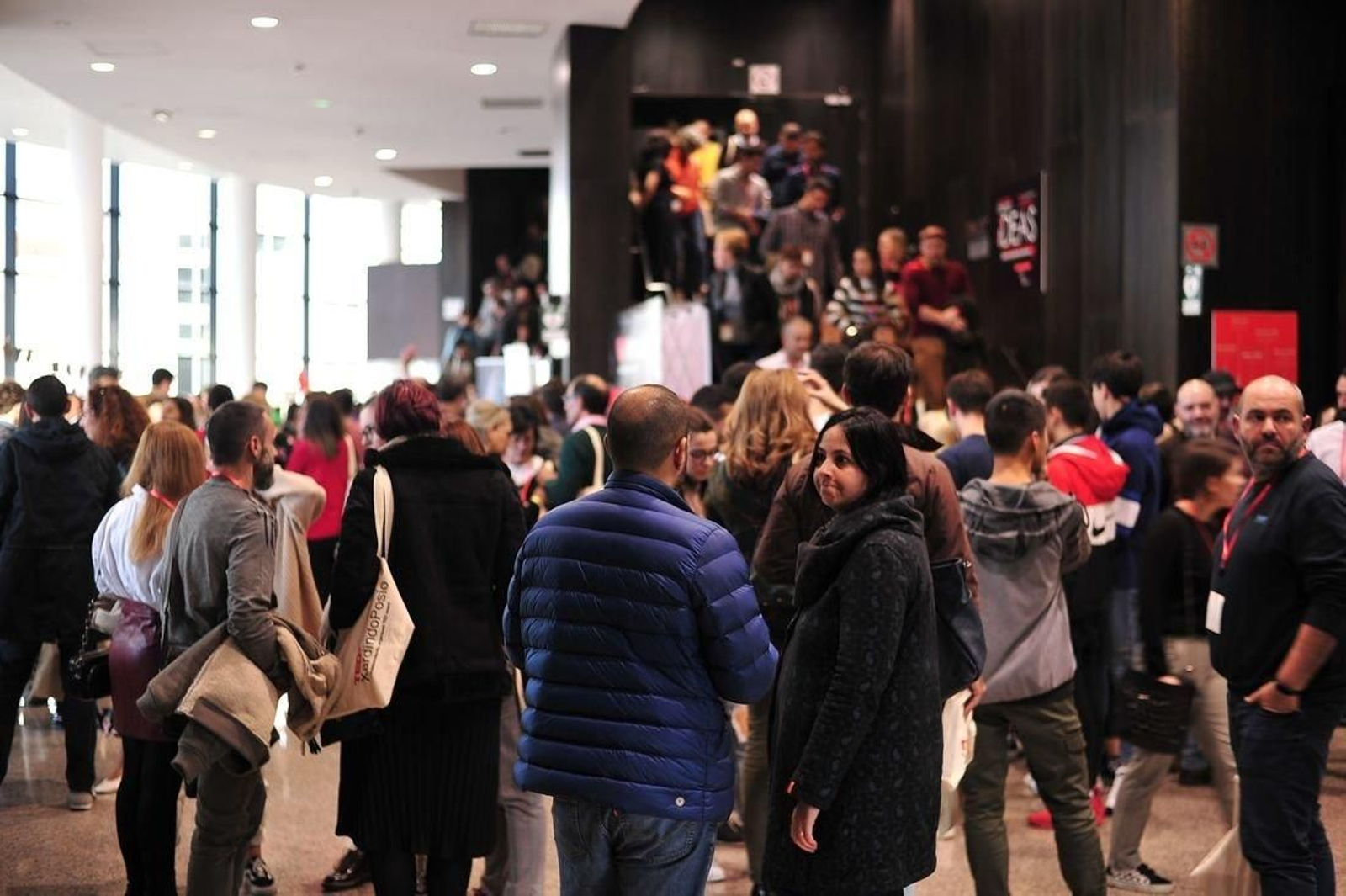 TEDx Xardín do Posió sirvió a los asistentes como punto para establecer contactos. (Foto: José Paz)