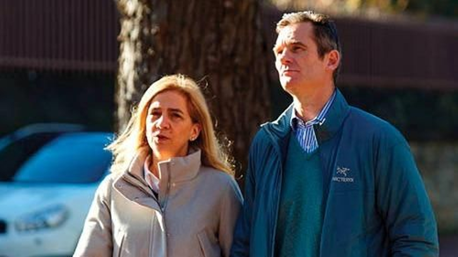 La infanta Cristina y Urdangarin en diciembre de 2019.