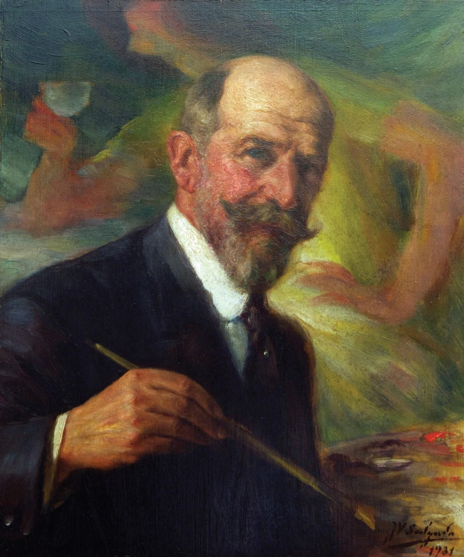 El pintor José María Veloso